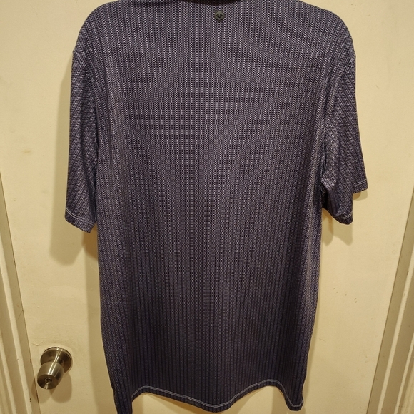 Greyson Men's Sienna Antlerbone Pattern Polo Shirt Sz L-Performance Golf Casual - Picture 6 of 7